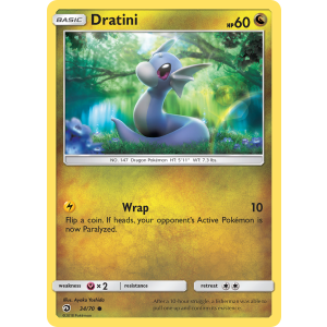 Dratini 34/70 Pokemon TCG Sun & Moon Dragon Majesty