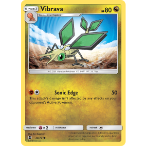 Vibrava 38/70 Pokemon TCG Sun & Moon Dragon Majesty