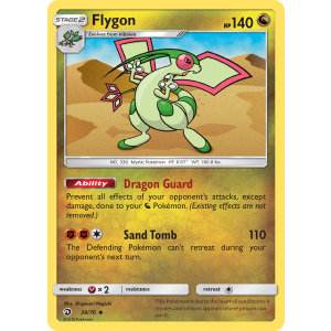 Flygon 39/70 Pokemon TCG Sun & Moon Dragon Majesty