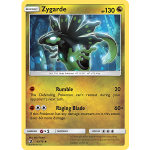 Zygarde 49/70 Pokemon TCG Sun & Moon Dragon Majesty