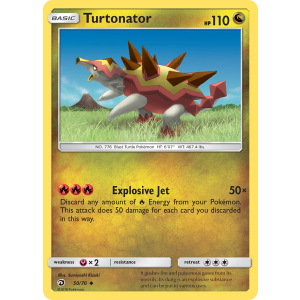 Turtonator 50/70 Pokemon TCG Sun & Moon Dragon Majesty