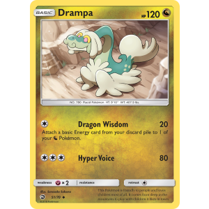 Drampa 51/70 Pokemon TCG Sun & Moon Dragon Majesty