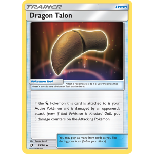 Dragon Talon 59/70 Pokemon TCG Sun & Moon Dragon Majesty