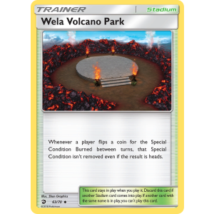 Wela Volcano Park 63/70 Pokemon TCG Sun & Moon Dragon Majesty