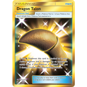 Rare Secret Dragon Talon 75/70 Pokemon TCG Sun & Moon Dragon Majesty