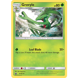 Grovyle 9/168 Pokemon TCG Sun & Moon Celestial Storm