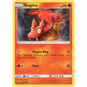 Slugma 23/168 Pokemon TCG Sun & Moon Celestial Storm