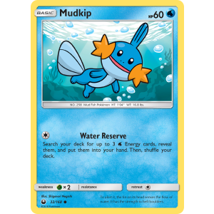 Mudkip 32/168 Pokemon TCG Sun & Moon Celestial Storm