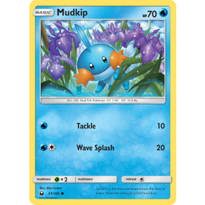 Mudkip 33/168 Pokemon TCG Sun & Moon Celestial Storm