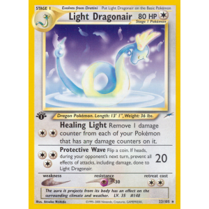 Light Dragonair 22/105 Pokemon TCG Neo Neo Destiny