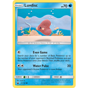 Luvdisc 44/168 Pokemon TCG Sun & Moon Celestial Storm