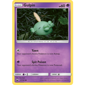 Gulpin 57/168 Pokemon TCG Sun & Moon Celestial Storm