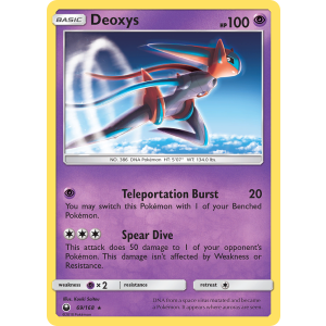 Deoxys 69/168 Pokemon TCG Sun & Moon Celestial Storm