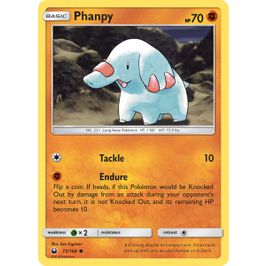 Phanpy 72/168 Pokemon TCG Sun & Moon Celestial Storm