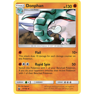 Donphan 73/168 Pokemon TCG Sun & Moon Celestial Storm