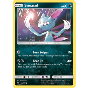 Sneasel 86/168 Pokemon TCG Sun & Moon Celestial Storm