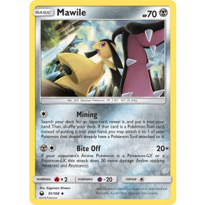 Mawile 91/168 Pokemon TCG Sun & Moon Celestial Storm