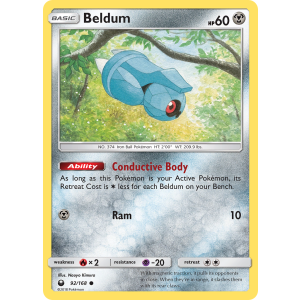 Beldum 92/168 Pokemon TCG Sun & Moon Celestial Storm