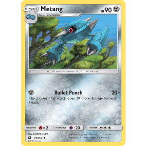 Metang 94/168 Pokemon TCG Sun & Moon Celestial Storm