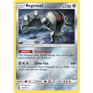 Registeel 96/168 Pokemon TCG Sun & Moon Celestial Storm