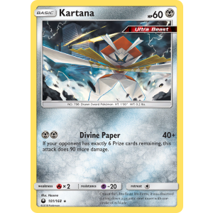 Kartana 101/168 Pokemon TCG Sun & Moon Celestial Storm