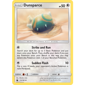 Dunsparce 110/168 Pokemon TCG Sun & Moon Celestial Storm