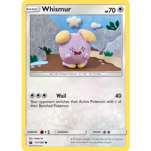 Whismur 117/168 Pokemon TCG Sun & Moon Celestial Storm