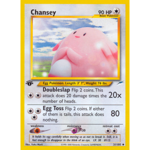 Chansey 31/105 Pokemon TCG Neo Neo Destiny