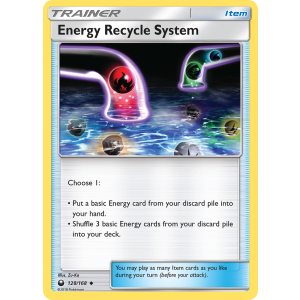 Energy Recycle System 128/168 Pokemon TCG Sun & Moon Celestial Storm