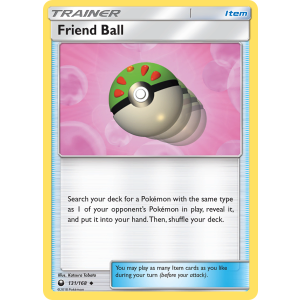 Friend Ball 131/168 Pokemon TCG Sun & Moon Celestial Storm