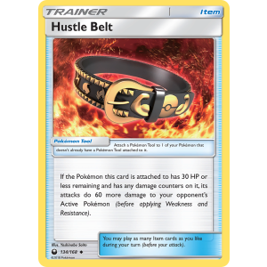 Hustle Belt 134/168 Pokemon TCG Sun & Moon Celestial Storm