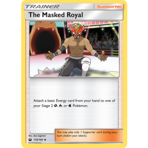 The Masked Royal 139/168 Pokemon TCG Sun & Moon Celestial Storm