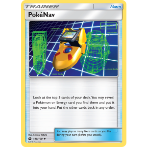 PokéNav 140/168 Pokemon TCG Sun & Moon Celestial Storm