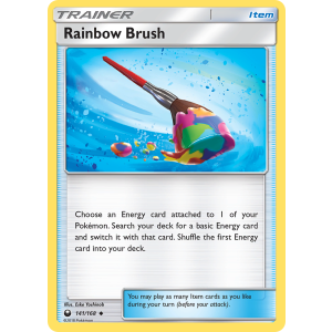 Rainbow Brush 141/168 Pokemon TCG Sun & Moon Celestial Storm