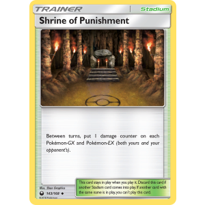 Shrine of Punishment 143/168 Pokemon TCG Sun & Moon Celestial Storm