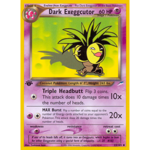 Dark Exeggutor 33/105 Pokemon TCG Neo Neo Destiny