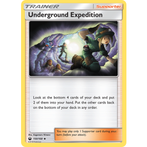 Underground Expedition 150/168 Pokemon TCG Sun & Moon Celestial Storm