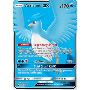 Rare Ultra Articuno-GX 154/168 Pokemon TCG Sun & Moon Celestial Storm