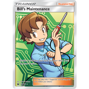 Rare Ultra Bill's Maintenance 162/168 Pokemon TCG Sun & Moon Celestial Storm