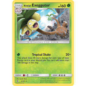 Alolan Exeggutor 2/131 Pokemon TCG Sun & Moon Forbidden Light