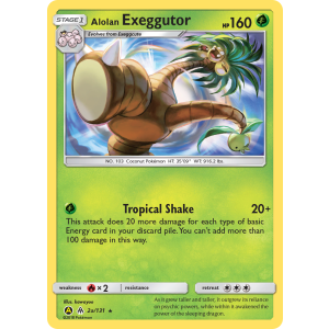 Alolan Exeggutor 2a/131 Pokemon TCG Sun & Moon Forbidden Light