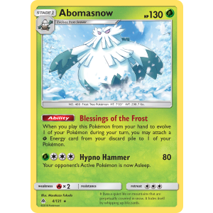 Abomasnow 4/131 Pokemon TCG Sun & Moon Forbidden Light