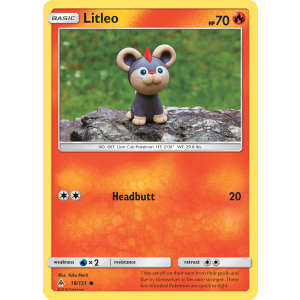 Litleo 18/131 Pokemon TCG Sun & Moon Forbidden Light