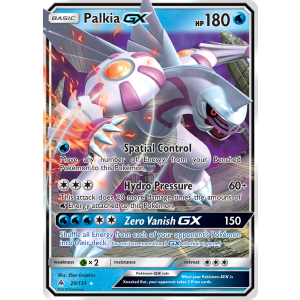 Rare Holo GX Palkia-GX 20/131 Pokemon TCG Sun & Moon Forbidden Light