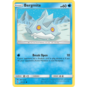 Bergmite 29/131 Pokemon TCG Sun & Moon Forbidden Light