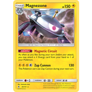 Magnezone 36/131 Pokemon TCG Sun & Moon Forbidden Light