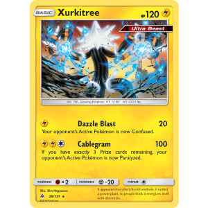 Xurkitree 39/131 Pokemon TCG Sun & Moon Forbidden Light