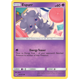 Espurr 44/131 Pokemon TCG Sun & Moon Forbidden Light