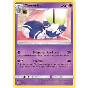 Meowstic 45/131 Pokemon TCG Sun & Moon Forbidden Light