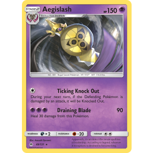 Aegislash 49/131 Pokemon TCG Sun & Moon Forbidden Light